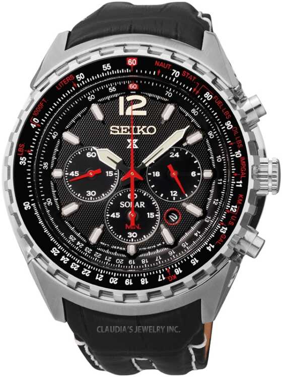 SEIKO PROSPEX AVIATIOR SOLAR CHRONOGRAPH SSC289