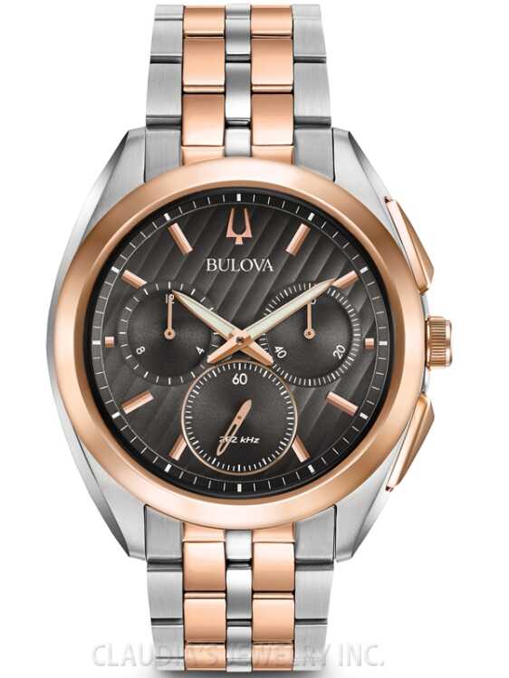 MEN'S BULOVA CURV CHRONOGRAPH WATCH 98A160