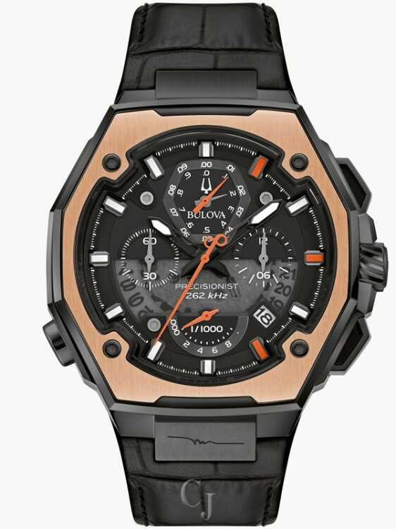 BULOVA MARC ANTHONY LIMITED EDITION BLACK DIAL MEN’S WATCH 98B402