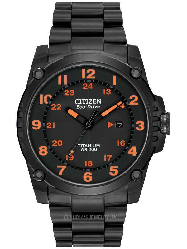 CITIZEN MEN'S SUPER TITANIUM BJ8075-58F - Claudias Jewelry Inc