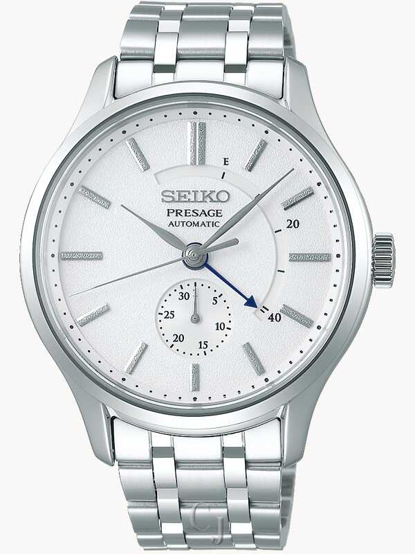 Seiko Presage Automatic White Dial Stainless Steel Men’s Watch SSA395