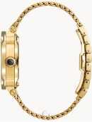 Bulova Grammy Gold-Tone Stainless Steel Black Dial Watch 97B163 - Image 2