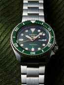 Seiko 5 Sports Automatic Green Dial Stainless Steel Men’s Watch SRPD63 - Image 3