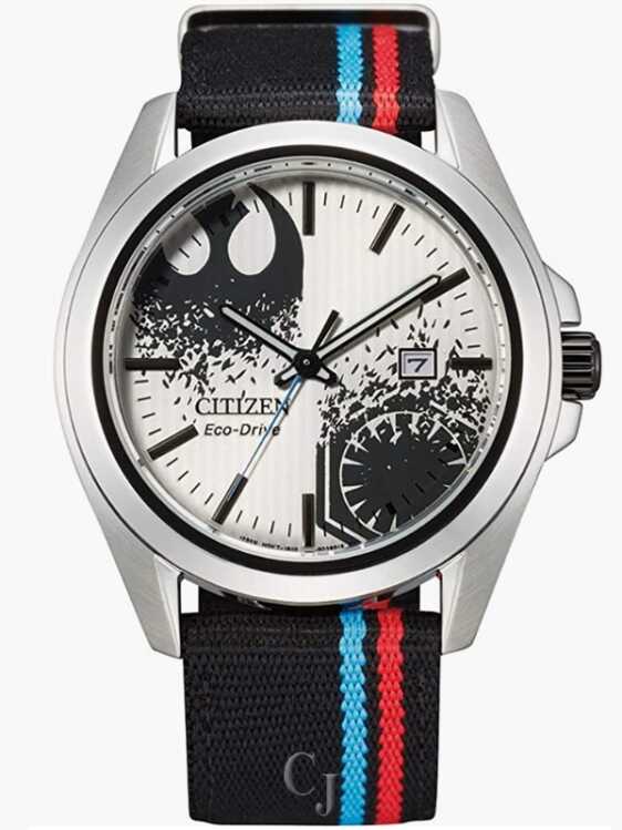 Citizen Star Wars Sequel Eco-Drive Leather Strap Men’s Watch AW1438-33W