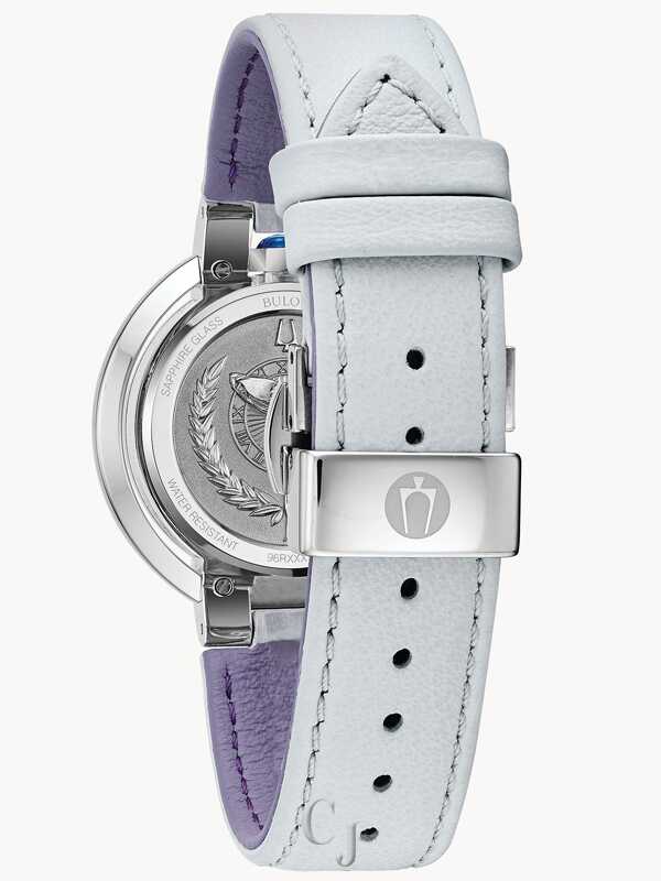 Bulova Women’s Rubaiyat Diamond Silver-Tone Dial Watch 96R224 - Image 3