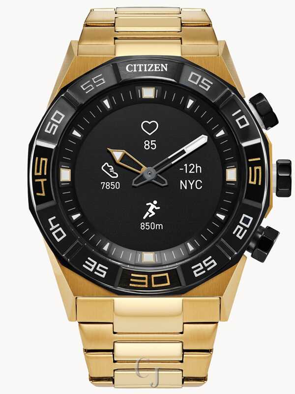 Citizen CZ Smart Hybrid Heart Rate Monitor Black Dial Smartwatch Men’s Watch JX1006-58E