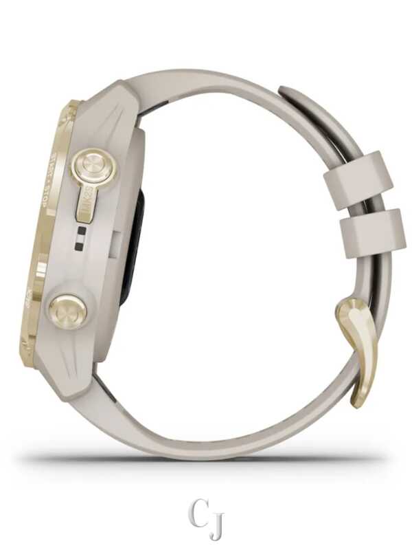 GARMIN DESCENT MK2S LIGHT GOLD W/ LIGHT SAND SILICONE BAND 010-02403-00 - Image 10