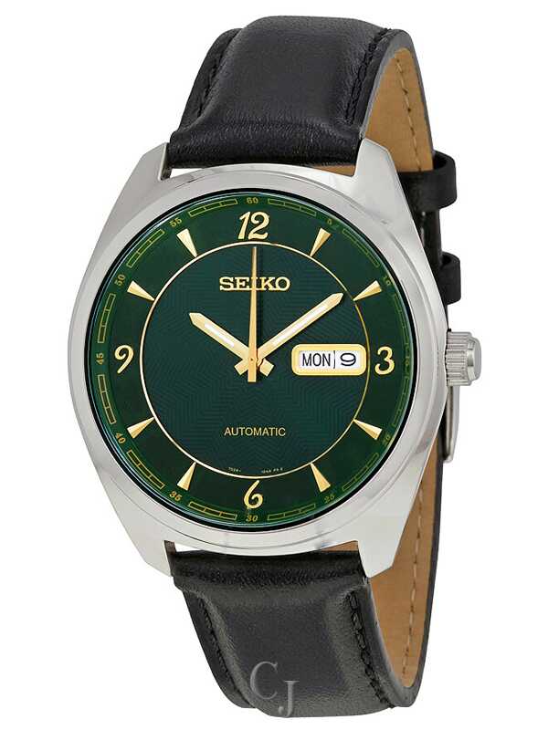 SEIKO RECRAFT AUTOMATIC GREEN DIAL MEN'S WATCH SNKN69