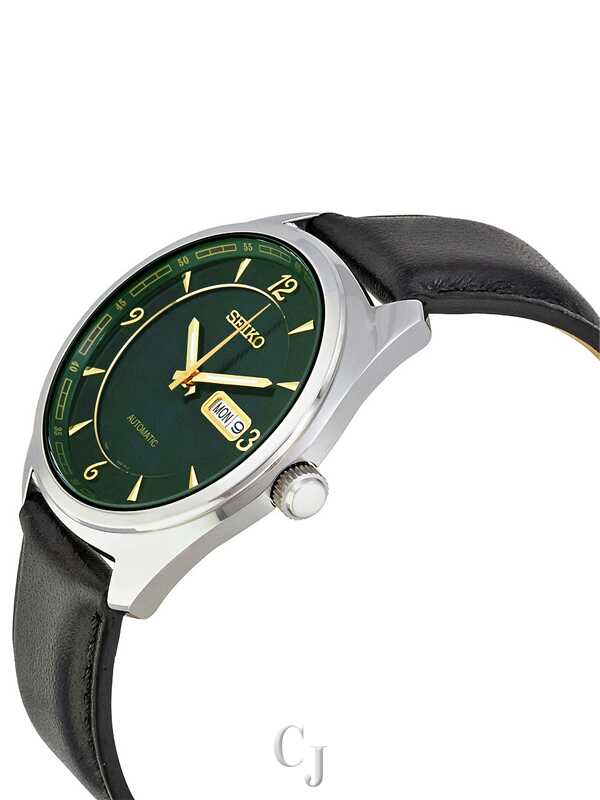 SEIKO RECRAFT AUTOMATIC GREEN DIAL MEN'S WATCH SNKN69 - Image 2