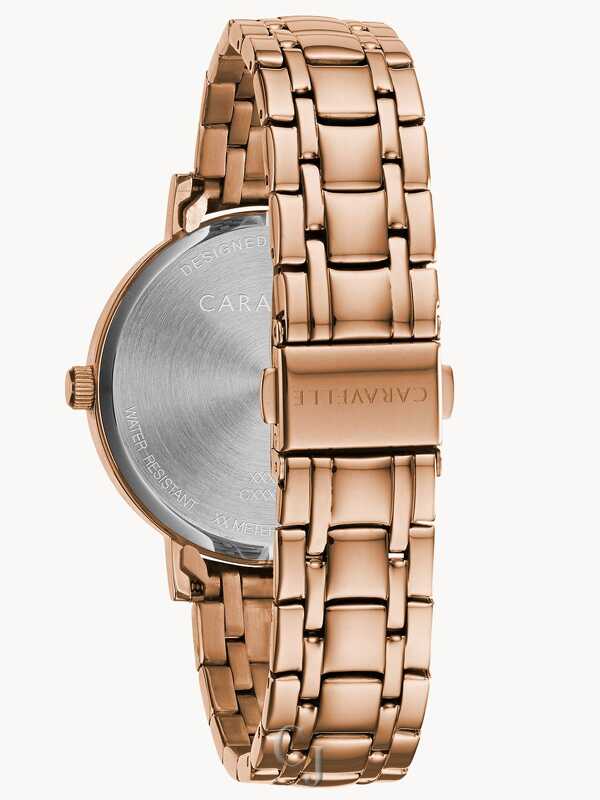 Caravelle by Bulova Modern Black Dial Women’s Stainless Steel Watch 44L252 - Image 3