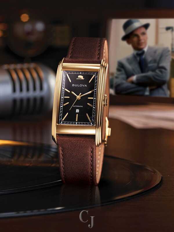 Bulova Frank Sinatra Chairman of the Board Black Dial Men’s Watch 97B224 - Image 5