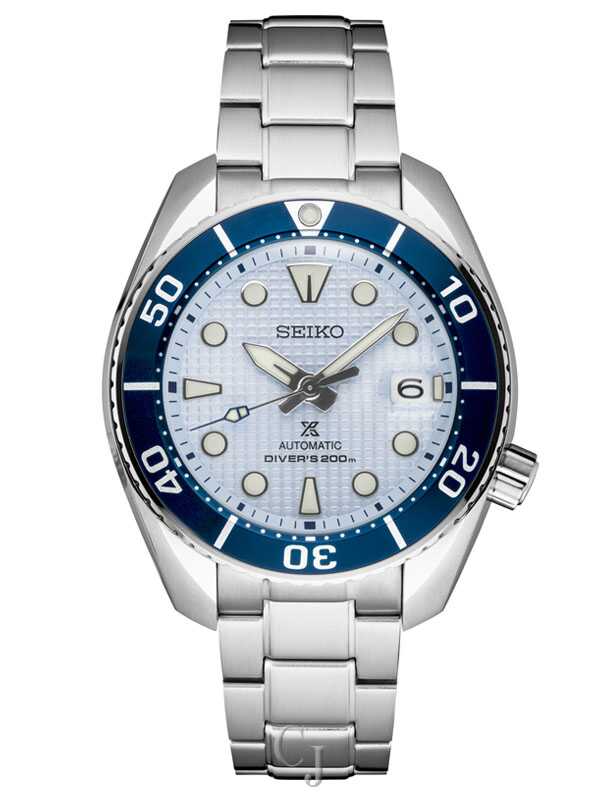 Seiko Prospex Special Edition Light Blue Dial Automatic Stainless Steel 200M Men’s Watch SPB179