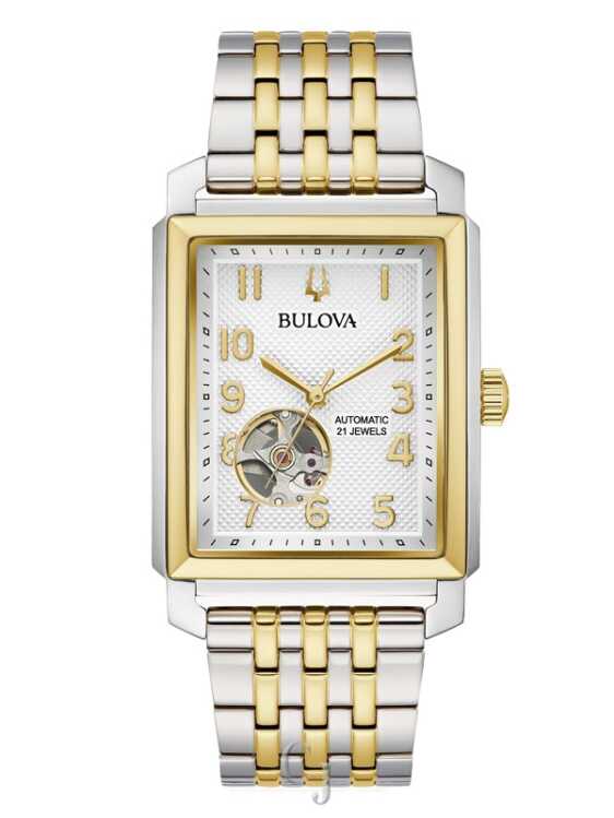 Bulova Sutton Automatic Silver Dial Men’s Watch 98A308
