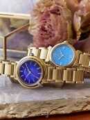 Citizen L Arcly Limited Edition Blue Dial Diamond Accent Eco-Drive Gold-Tone Stainless Steel Women’s Watch EM1099-57L - Image 2