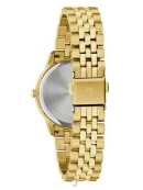 Bulova Virgin of Guadalupe Champagne Dial Diamond Accent Gold-Tone Women’s Watch 97P183 - Image 3