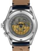 Seiko Prospex Land Automatic GMT Black Dial Brown Leather Strap Watch SPB379 - Image 2