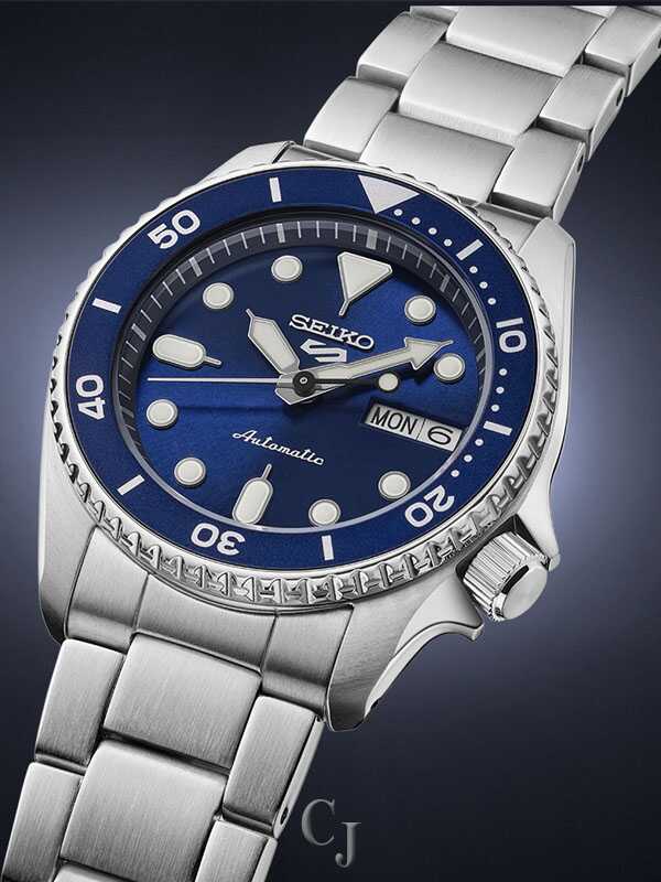 Seiko 5 Sports SKX Series Automatic Blue Dial Stainless Steel