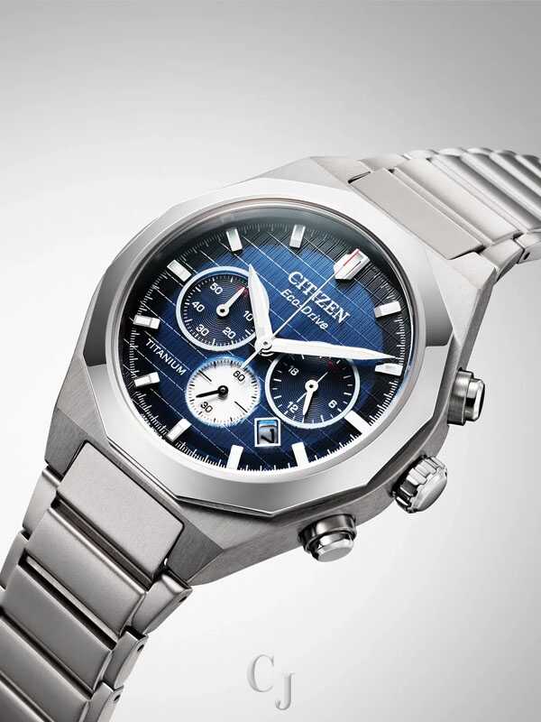 Citizen Zenshin Senkei Blue Dial Eco-Drive Chronograph Super