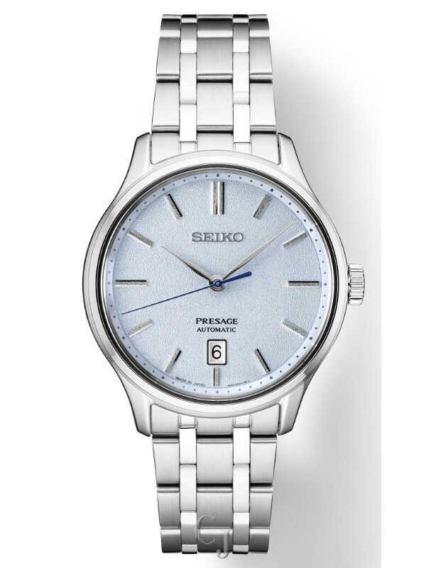 SEIKO PRESAGE AUTOMATIC LIGHT BLUE DIAL SRPF53