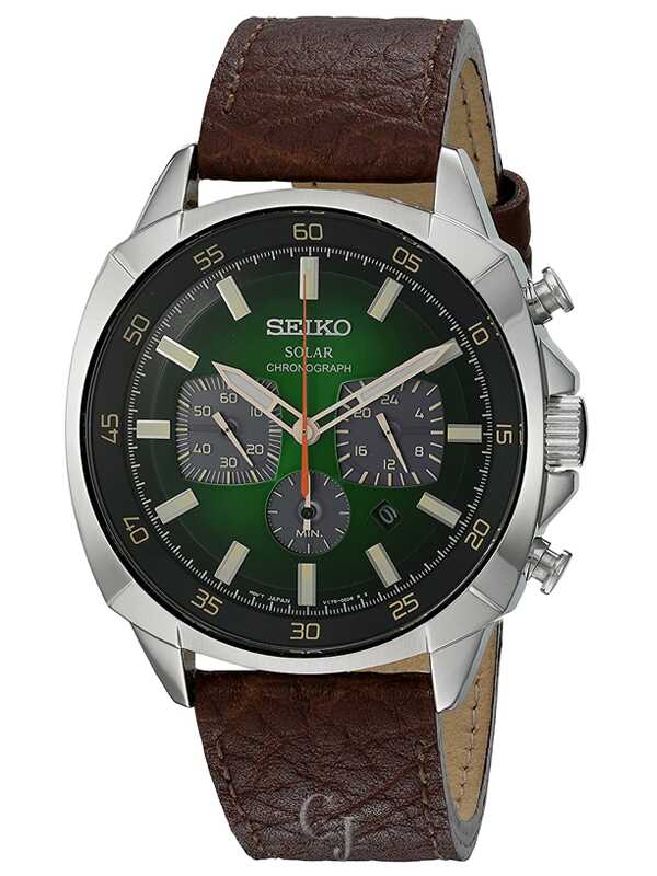 SEIKO COUTURA RECRAFT CHRONOGRAPH GREEN DIAL SSC513