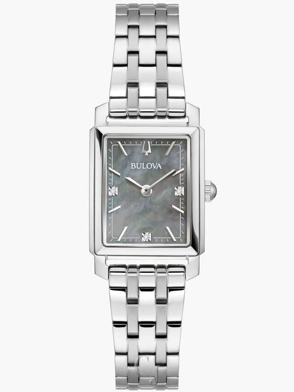 BULOVA SUTTON GRAY DIAL STAINLESS STEEL WOMEN’S WATCH 96P252