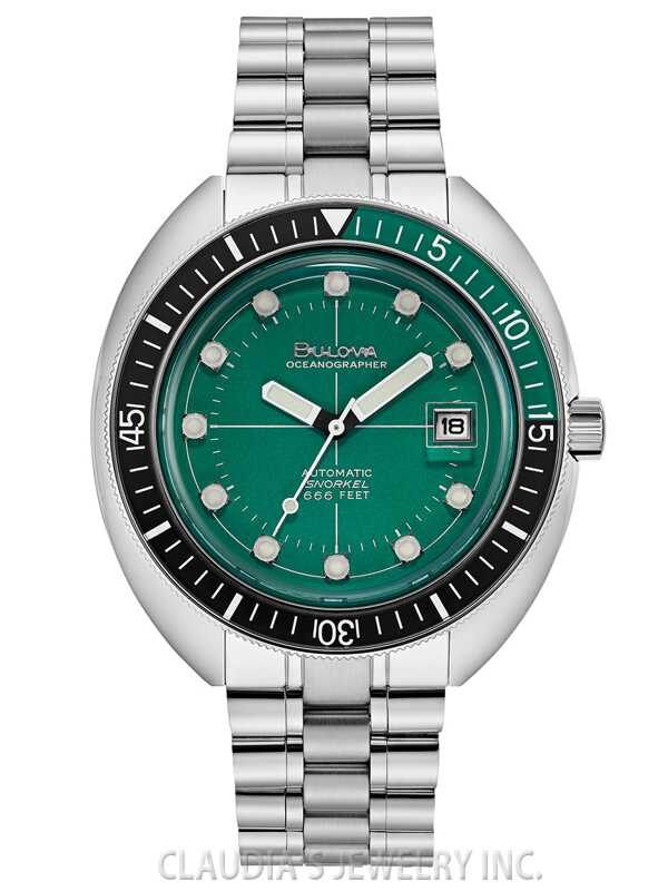 Bulova Oceanographer Devil Diver Limited Edition Green Dial Men's