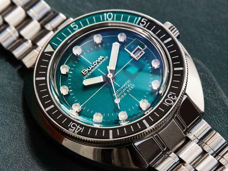 Bulova Oceanographer Devil Diver Limited Edition Green Dial Men's