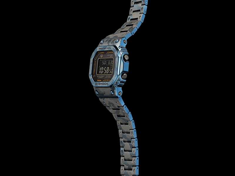 G-Shock Titanium Blue Camo Limited Edition Bluetooth Tough Solar