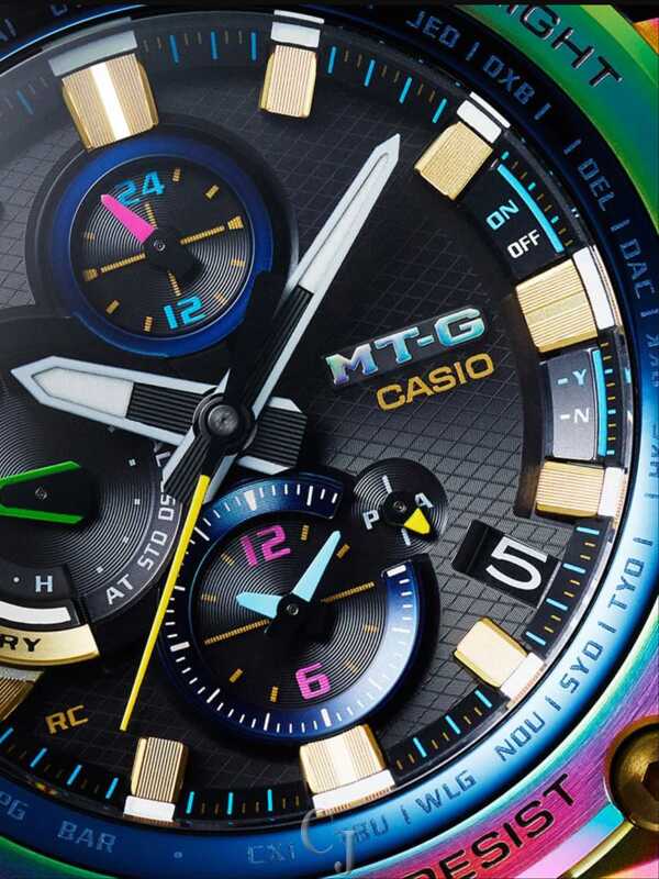 G-SHOCK MTG 20TH ANNIVERSARY LUNAR RAINBOW MTG-B1000RB-2A