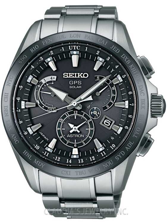 SEIKO ASTRON GPS SOLAR DUAL TIME SSE045