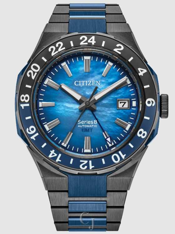 CITIZEN LIMITED EDITION SERIES8 880 GMT BLUE DIAL MEN’S WATCH NB6036-52N