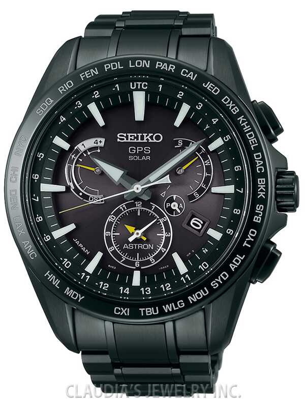 Seiko Astron GPS Solar Dual-Time Men’s Watch SSE079