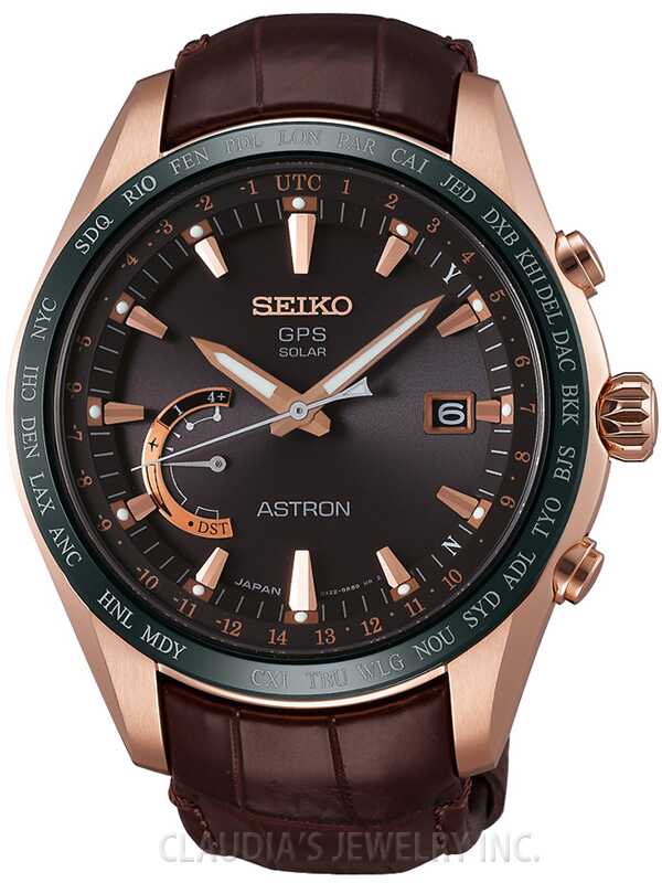 SEIKO ASTRON GPS SOLAR WORLD TIME SSE096 - Claudias Jewelry Inc