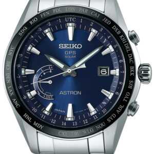 SEIKO ASTRON GPS SOLAR DUAL TIME SSE077 - Claudias Jewelry Inc