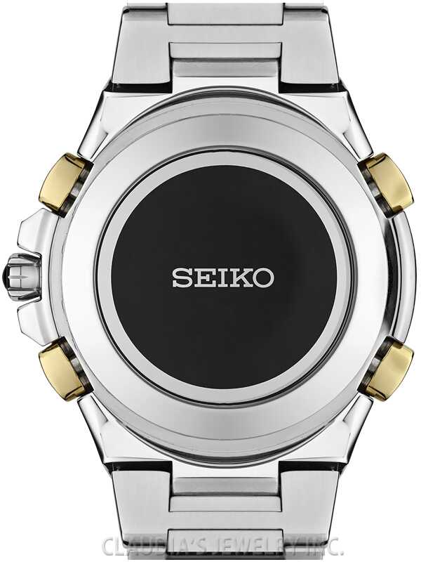 Seiko Coutura Radio Sync Solar Two-Tone Chronograph Stainless