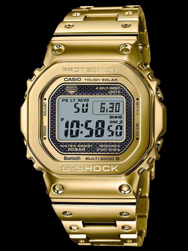 G-SHOCK FULL METAL GOLD-TONE BLUETOOTH GMW-B5000GD-9CR - Claudias
