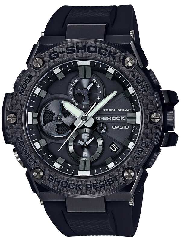 G-Shock G-Steel Bluetooth Tough Solar Carbon Core Guard Men's