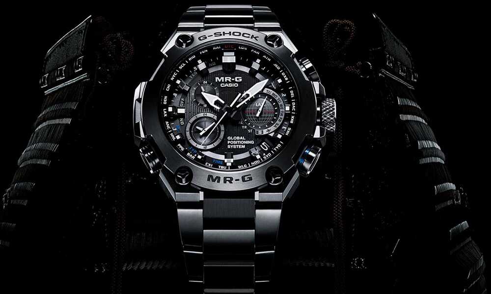 G-SHOCK MR-G GPS HYBRID RADIO CONTROLLED BLACK MRG-G1000B-1ADR