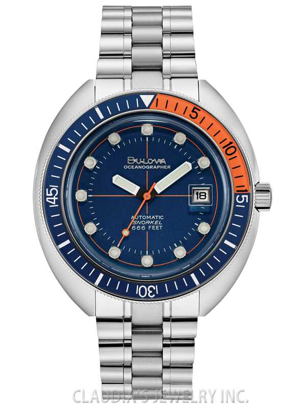 Bulova Oceanographer Devil Diver Limited Edition Blue Dial Men's