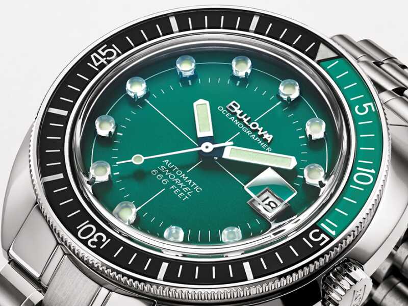 Bulova Oceanographer Devil Diver Limited Edition Green Dial Men's