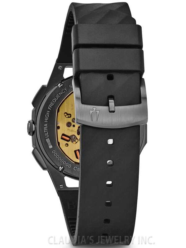 Bulova Curv Chronograph Gray Dial Titanium Men's Watch 98A162