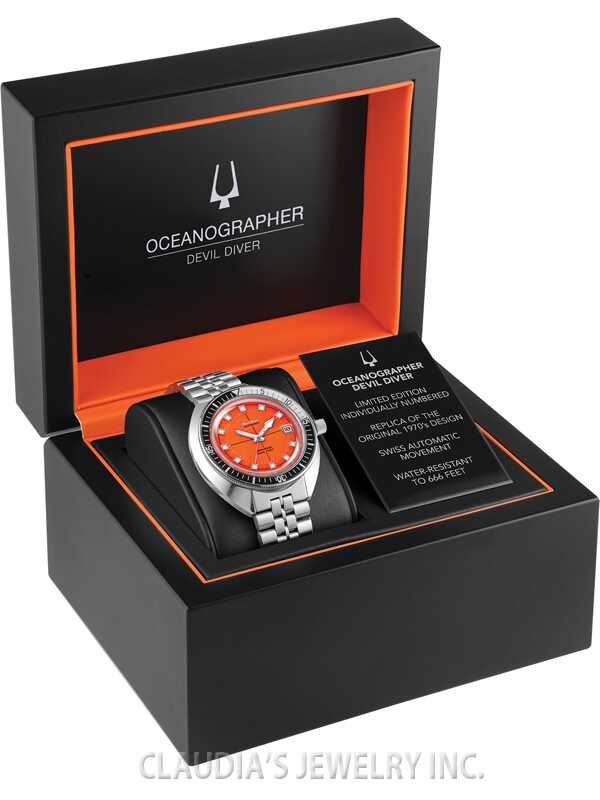 MEN'S BULOVA DEVIL DIVER OCEANOGRAPHER LIMITED EDITION 98C131