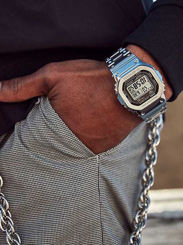 G-Shock Full Metal Silver Bluetooth Tough Solar Men's Watch GMW
