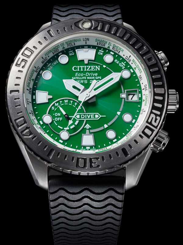 Citizen Satellite Wave GPS Diver Eco-Drive Men's Watch CC5001-00W