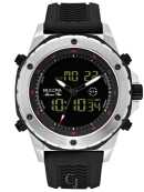MEN’S BULOVA MARINE STAR BLACK LEATHER BAND WATCH 98C119