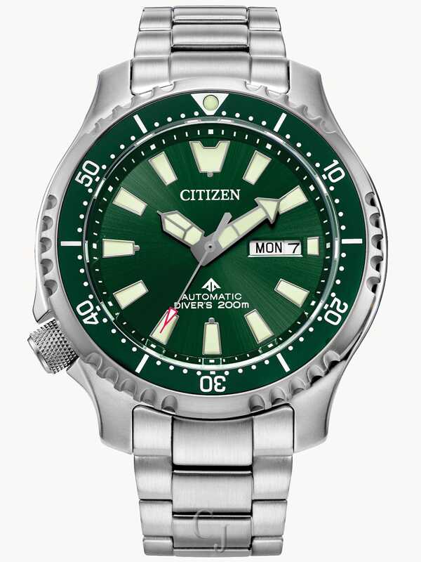 Citizen Promaster Dive Automatic Green Dial Stainless Steel Men's