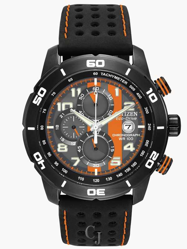 Citizen Primo Gray Dial Eco-Drive Chronograph Men's Watch CA0467