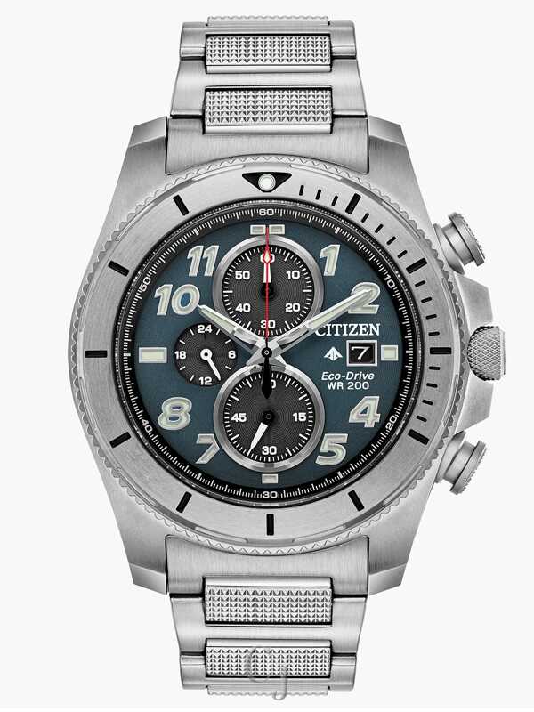 Citizen Promaster Tough Gray Dial Eco-Drive Chronograph Stainless