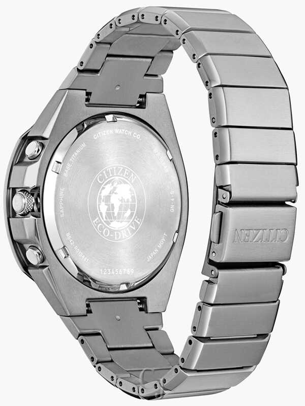 Citizen Super Titanium Armor Gray Dial Eco-Drive Chronograph Men's