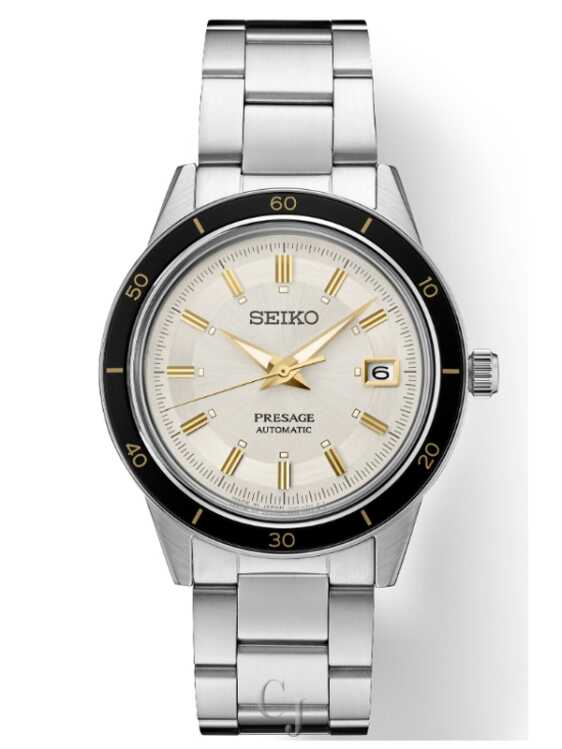 Seiko Presage Automatic Light Beige Dial Stainless Steel Men’s Watch SRPG03